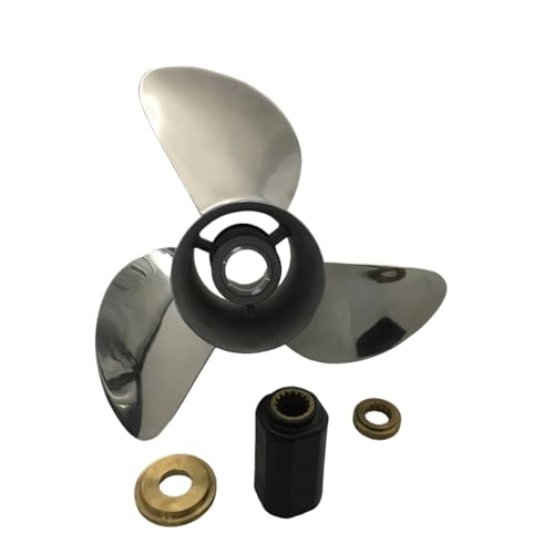 Image of Boat Propeller 14 1 2 19 for 300HP 135HP 175HP 220HP 225HP 250HP Steel 15