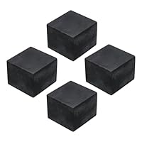 QUARKZMAN 4 Stück Gummi Schwingungsdämpfer Pads Antivibrationsmatte 50mm Quadratische Waschmaschinen Unterlage Unterlegplatten 40mm Dicke Gummiblock für HVAC Kompressor Klimaanlage