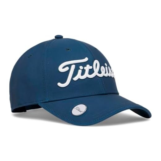 Titleist Players Performance Ball Marker Golf Hat, Monterey/White, Adjustable