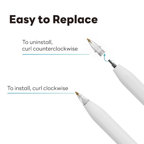Stylet de rechange pour eiP Pen Novel pointe en métal mine durable ecran