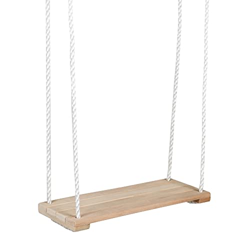 Idena 40197 - Brettschaukel aus Holz, für Kinder ab 3 Jahren, mit...