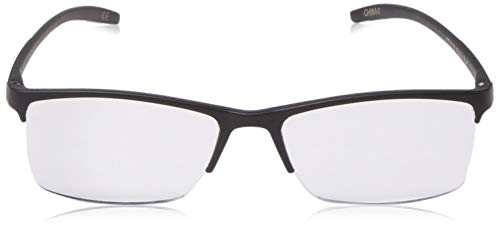 Foster Grant Mens Paolo Square Glasses Reading Glasses, Black, 59 Mm Us #TOP1