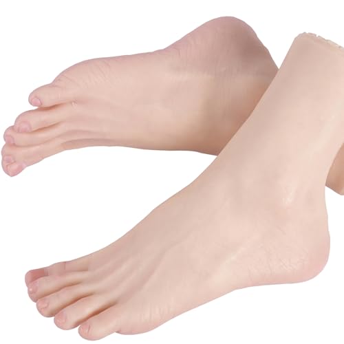 Yaluoqian Tan Color Silikon Fuß Schaufensterpuppe – 1 Paar