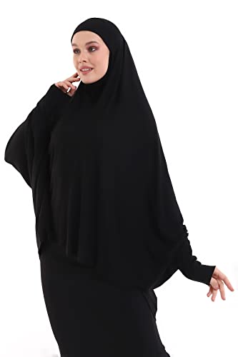 ihvan online, Women Muslim Hijab Cover, Islamic Khimar, Long Salah Clothes. Prayer Hijab for Women4
