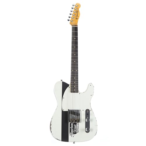 Fender Limited Edition Joe Strummer Esquire Relic Masterbuilt Jason Smith #JS403 – Guitare Électrique Personnalisée - Les Beatles, Paul McCartney, John Lennon, RIngo Starr, George Harrison Fender Limited Edition Joe Strummer Esquire Relic Masterbuilt Jason Smith #JS403 - Guitare Électrique Personnalisée