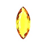 REAL-GEMS Natural Yellow Citrine Loose Gemstone 69.55 Carat Approx Marquise Cut Faceted Stone For Jewelry Making And Collectors