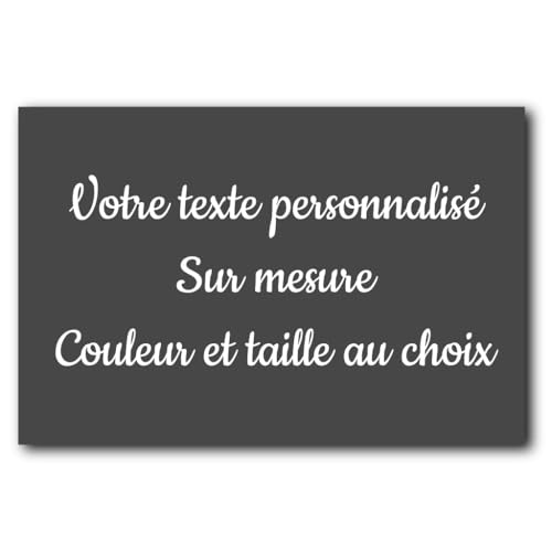 Générique Plaque personnalisée en aluminium – Impression directe Haute Définition – Panneau sur mesure intérieur/extérieur - Décoration -...