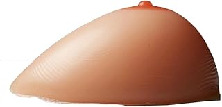 ZCOINS Forme del seno in silicone non adesivo, tette finte realistiche a forma di goccia per una silhouette naturale, comodi inserti in silicone per reggiseno con tasca, pelle, 2XL (1200 g/coppia)