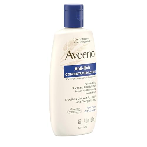 Image of Aveeno, Anti-Itch Concentrated Lotion, 4 fl oz- Pack of 2