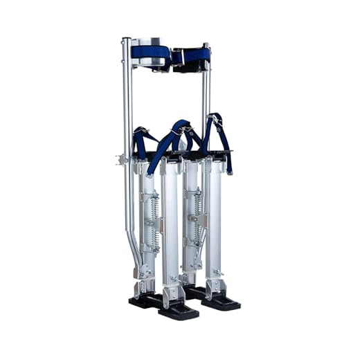 WTLONBF Zancos de Aluminio para Paneles de Yeso, Ajustables de 18 a 30 Pulgadas, Capacidad de Carga de 100 a 150 kg, de Calidad Profesional para construcción, Pintura y Rendimiento.