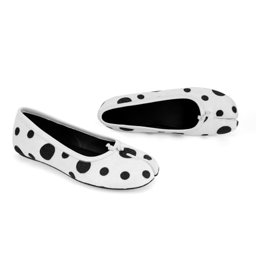 Image of Tabi Shoes Women Split Toe Shoes Wide Width Ballet Flats Comfort Casual Work Shoes for Women Office