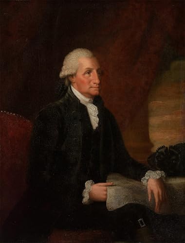 Pintura al óleo clásica de George Washington por Edward Savage en lienzo de 60x90cm