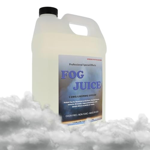 Fog Juice - 1 galón, Efectos Especiales Profesionales de Alta Densidad a Base de Agua, Sin Olor, Duradero, para fiestas y eventos miniatura 3