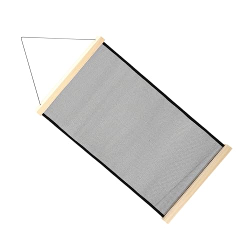 Levemolo Dangler Barrette Holder Organizer Creative Mesh Jewelry Display Stand for Hair Clips Bows and Earrings Capacity Wall Mounted Storage Natural Wood Color