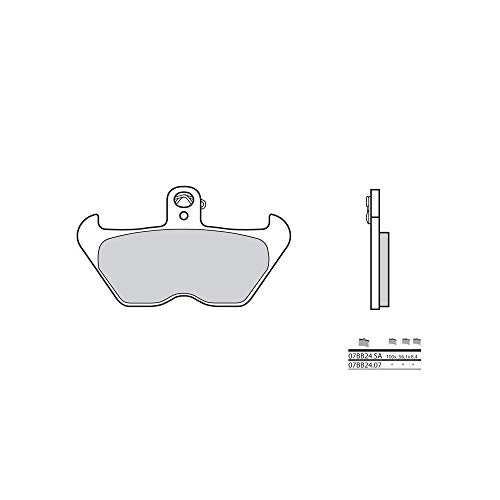 Plaquettes de frein Brembo 07BB2407 organique pour moto