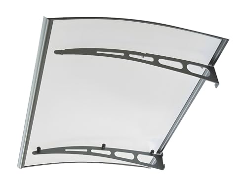 Vente-unique - Marquesina NEONA de Aluminio - 150 x 90 x 15 cm