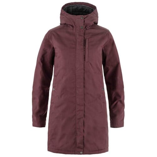 Fjällräven Damen Kiruna Padded Parka, Port, S