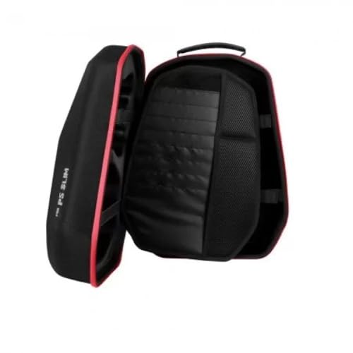 Image of New World Storage Bag for PS5 Slim , Travel Bag for PS5 Slim, Carrying Case Briefcase Type Waterproof Shoulder Bag for PlayStation 5 Slim with Both Side Storage Compartment (Black)