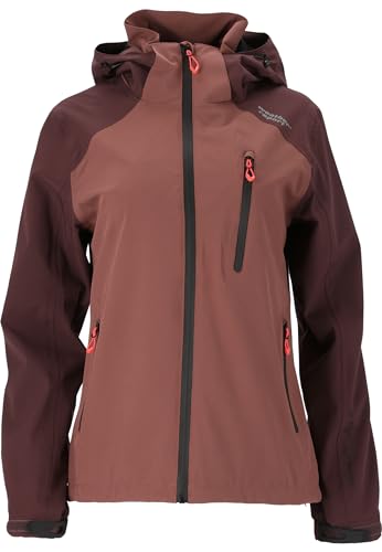 Chaqueta para lluvia Weather Report Camelia de mujer evita frío y humedad