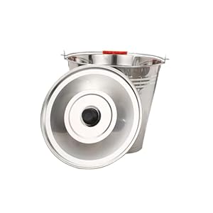 SdaryWare Edelstahl Eimer mit Deckel