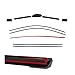1pcs Automotive Universal J/U Hook Double Rubber Strip Wiper Blade Boneless Wiper Blade 14