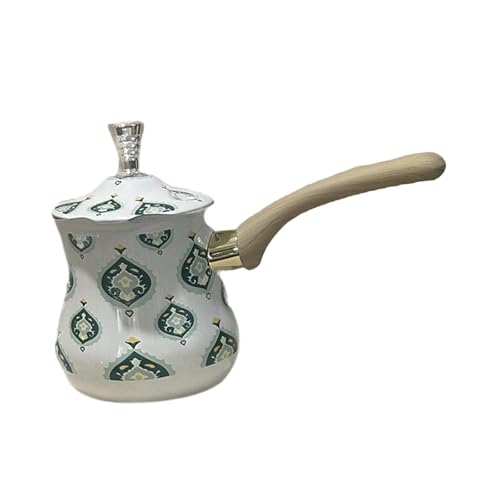 Bothyi Turkish Coffee Pot,Milk Warmer with Handle,Butter Melting Pan,Coffee Maker Butter Warmer Pot for Kitchen Home Travel Camping, 550ml