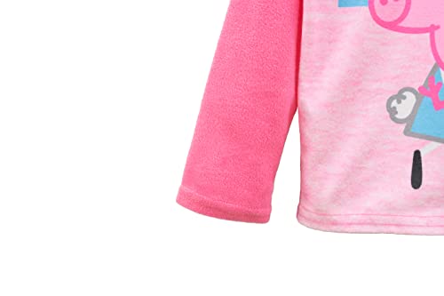 Peppa Pig Girls Toddler Soft Polyester Pajamas, 3 Piece - Pink, Size, 2 Piece Fleece, Size 2T K220282PP2T2