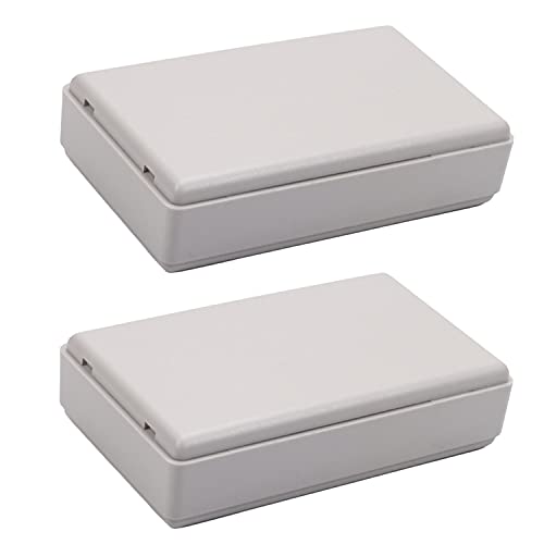 Fielect 8Pcs ABS Plastic Junction Box Dustproof Universal Electrical Junction Project Box Enclosure 2.72