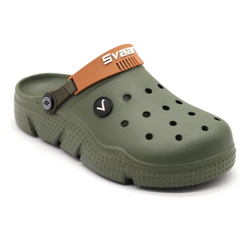 Image of SVAAR Men's Designer Clogs || Sandals with Adjustable Back Strap for Men