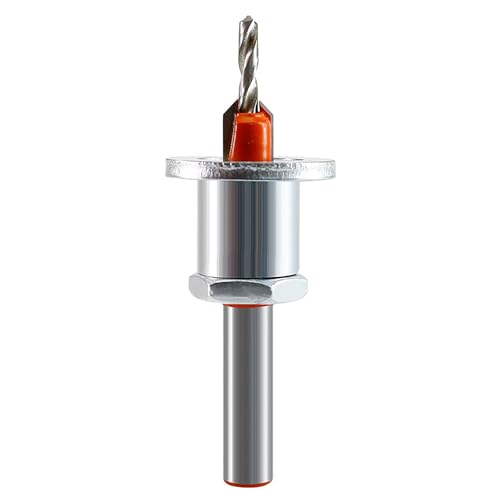 Broca avellanadora de madera, 2,8mm de diámetro, 10mm, orificio para fregadero, broca avellanadora de profundidad ajustable, carpintería
