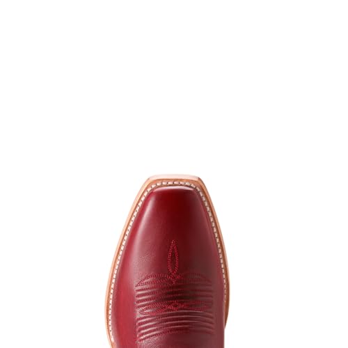 ARIAT Men's Bronc Stomper Cowboy Boot, Flame Red/Raven Black, 9 Wide by ARIAT - Used condition - Image 5