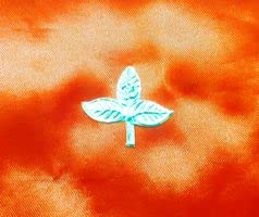 Krushnesh Creations Bilva Patra Belpatra Leaves for Lord Shiva Pooja Abhishek (3 Piece)(LxW=3X3.5 cm) Silver Plated