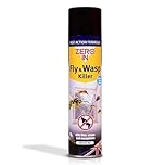 Quebec - Zero in Fly and Wasp Killer- Indoor Flying Insect Killer -Eliminates insects in seconds- Spray Leaves Neutral Scent-Wasp Killer Spray 300ml- Pack of 1