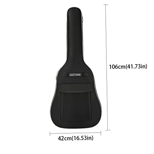 Sac à guitare Réglable Case Gig Acoustic Sac à dos souple Sac à dos classique de 40/41 pouces Noir, Sacs de guitare… - Les Beatles, Paul McCartney, John Lennon, RIngo Starr, George Harrison Sac à guitare Réglable Case Gig Acoustic Sac à dos souple Sac à dos classique de 40/41 pouces Noir, Sacs de guitare… – Image 8