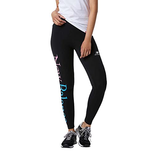 Legging New Balance de mujer elástico negro ideal como mallas deportivas casuales