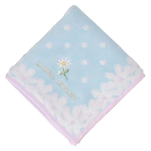 Laura Ashley(ローラ アシュレイ) タオルハンカチ レディース ハンカチタオル ハンドタオル 05705221 女性 ミニサイズ 05705221C ターコイズ[C]