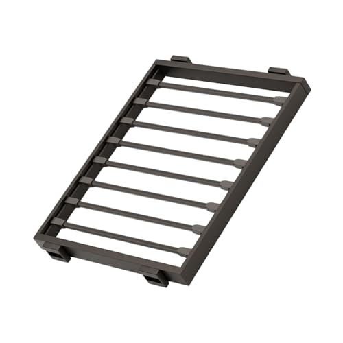 TMKDNNKG Tendedero Oculto bajo el Armario Que Ahorra Espacio: Este tendedero Oculto secar y Guardar Pantalones Encima de la Lavadora (610-660 mm).