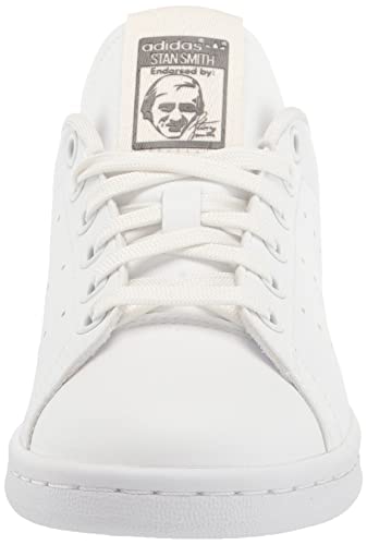 adidas Originals Men's Stan Smith Sneaker, White/White/Black, 42