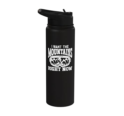 Snowboarding Water Bottle Stainless Steel Insulated