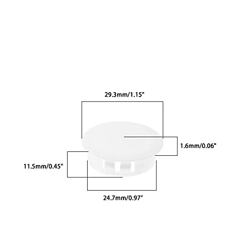 Image of Plastic Plug Insert for Metal Pipe Tubing, Fence and Furniture