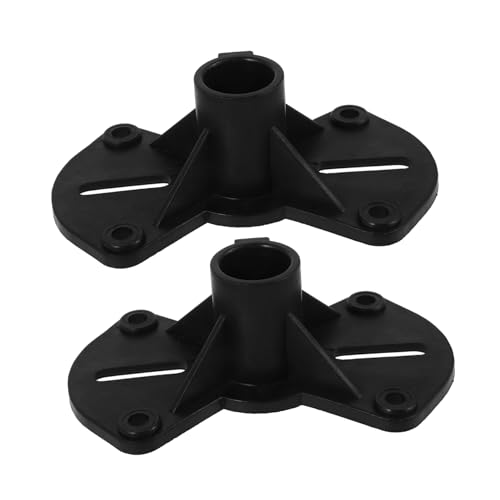 LRXIYODE Schwarze Dreieckige Lautsprecherständer (2 Stück)