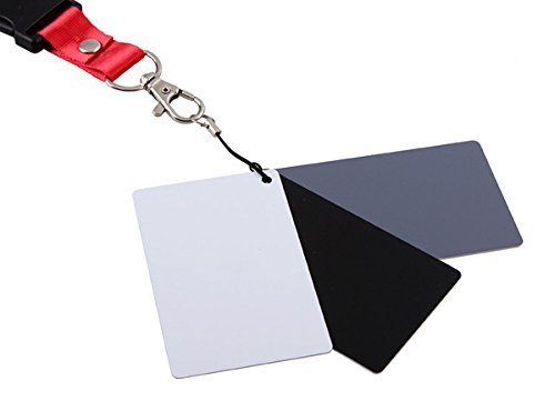 Camden White Balance Card Set for Digital Photography 18% Gray Exposure Photography Card