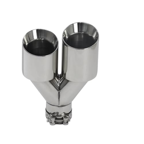 Tuyau echappement voiture embout de modification double sortie 63mm