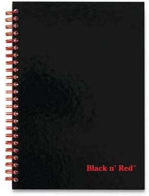 Black n' Red Cuaderno de tapa dura, papel Optik de alta calidad, compatible con la aplicación Scribzee, respetuoso con el medio ambiente,