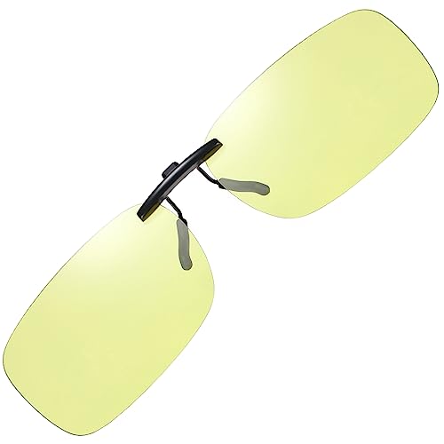 AoHeng Night Driving Vision Clip on Glasses,Restore True Colors,Unisex
