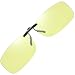 AoHeng HD Night Vision Blue Light Blocking Photochromic Polarized Night Driving Computer Game Clip on Prescription Glasses