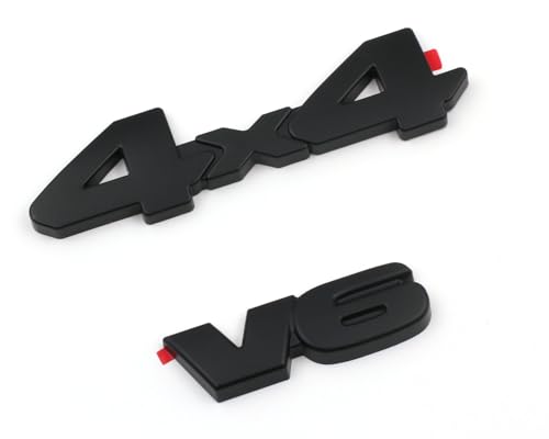 Image of Fits 2016-2023 Matte Black Tacoma Tailgate Blackout Emblem Overlay KIT V6 4x4 (Matte Black)