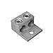 Morris Products 90816 Mechanical Lug, Two Conductors, One Hole Mount, Aluminum, 300 AWG, 300mcm - 6SOL. Wire Range, 5-Pack
