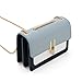 Crossbody Bags for Women Cute Faux Leather Trendy Cross Body Bag Purses for Women Small Multi Color Designer Handbags Womens Purse Satchel Chain Strap Ladies Shoulder Bag Blue White