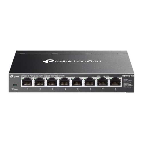 Switch 8 ports 2,5 G Omada DS108G-M2 pour étendre votre réseau domestique sans bruit